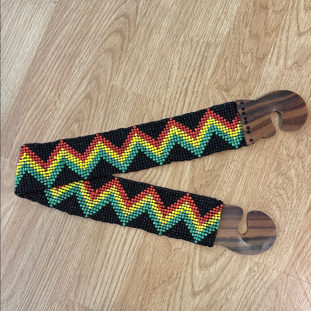 Colorful Beaded Women's Belt